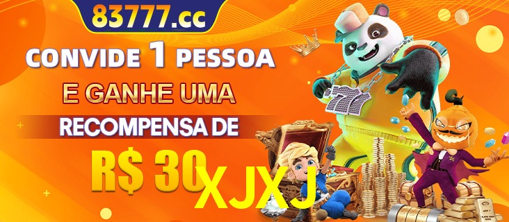 Banner institucional da XJXJ sobre parceria de marcas e criação de uma marca de excelência, apresentando os mascotes de jogos populares como o Fortune Tiger.